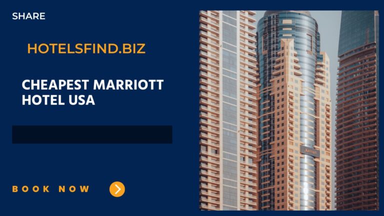 Cheapest Marriott Hotel USA Of 2024