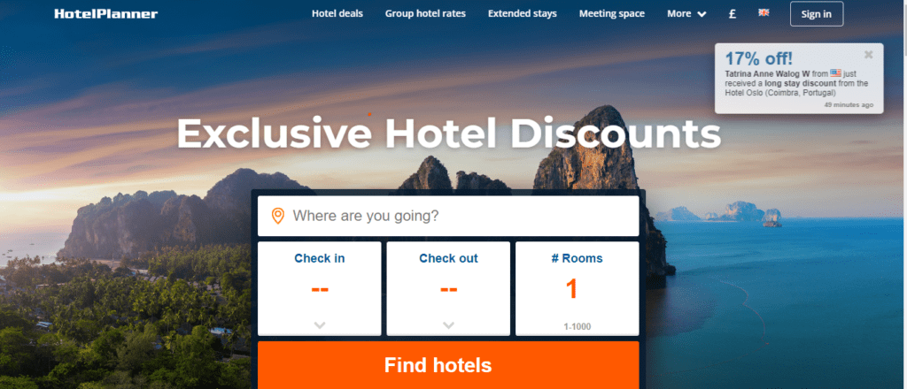 hotel planner review
